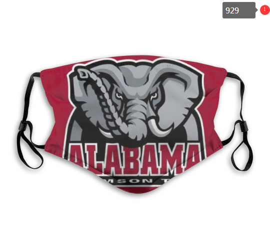 NCAA Alabama Crimson Tide #9 Dust mask with filter